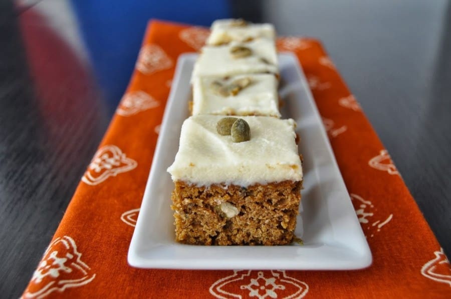 Seeded Pumpkin Bars