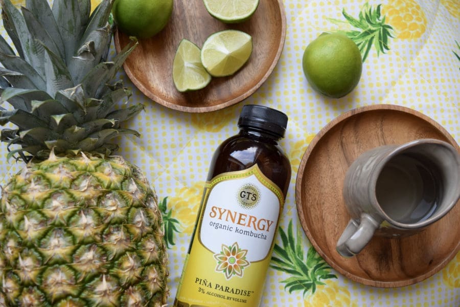 Pineapple Kombucha Margaritas