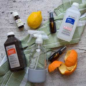 Quarantine Kitchen Series: Homemade Sanitizing Spray (it’s easier than you think)