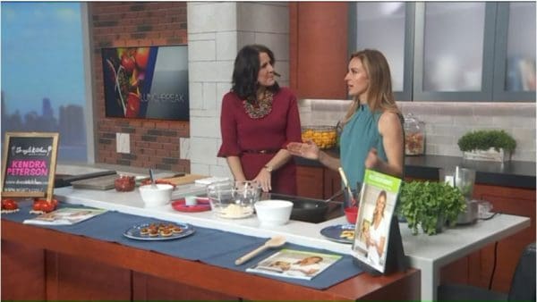 Lunchbreak: Chickpea Flatbread with Vegan Pesto and Roasted Tomatoes with Chef Kendra