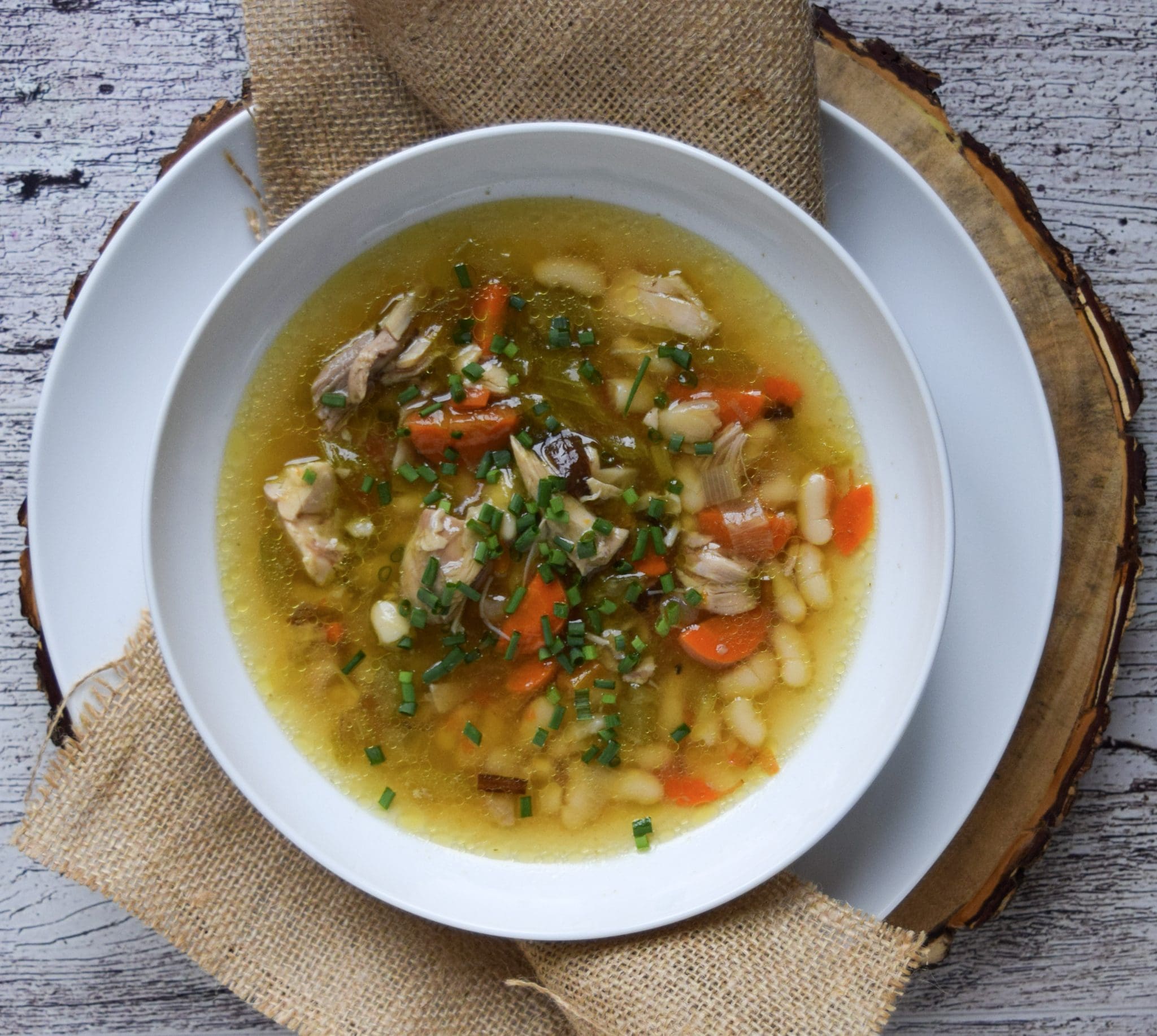Cozy Chicken Bone Broth Soup Drizzle Kitchen