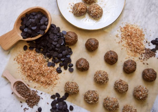 The Best Double Chocolate Energy Bites Recipe (nut free!)